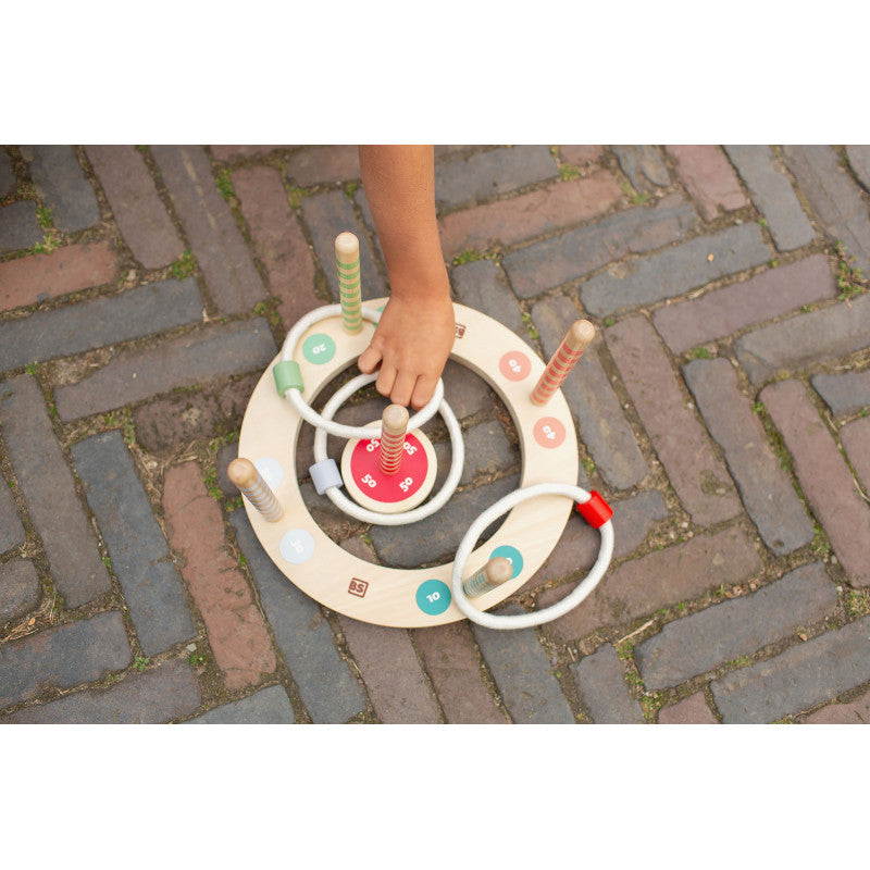 Aruncarea inelelor, joc de aruncare la tinta rotunda, BS Toys